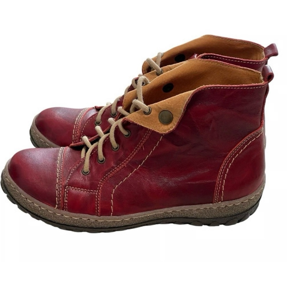 EUC Women’s V-ITALIA KIKI 1041, Red, 39 (8-8.5)